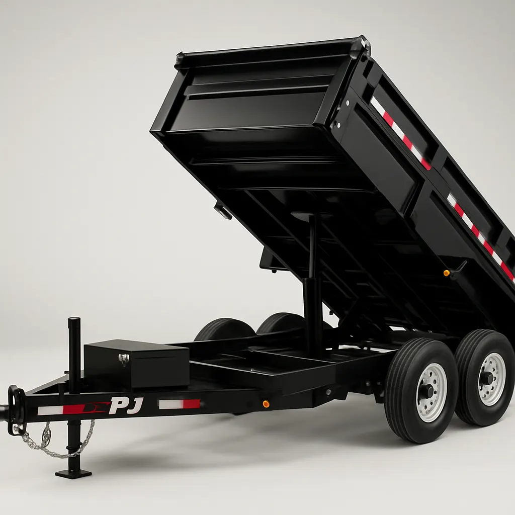 PJ 7x14 14k Dump Trailer equipment for rent