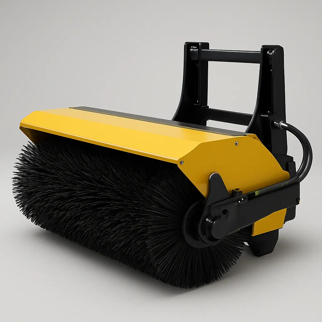 Pavement Sweeper Skid Steer Attachment