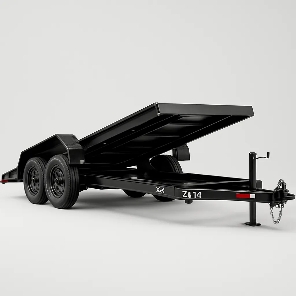 7x14 Tilt Deck Trailer 7k equipment for rent